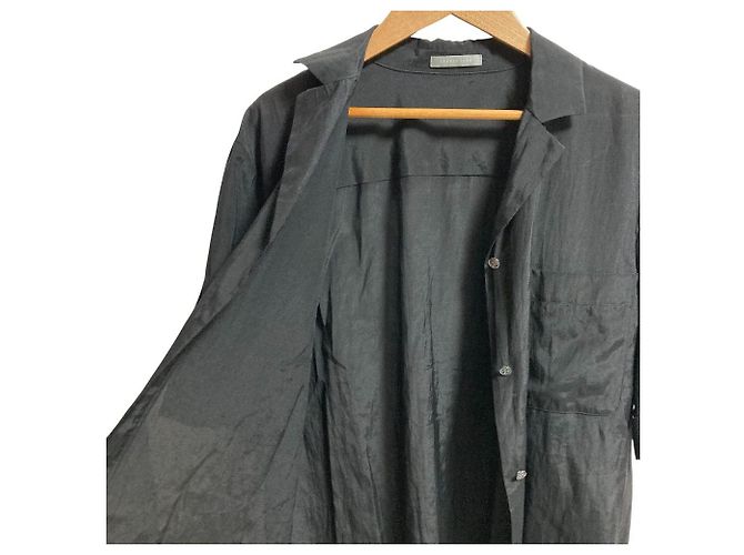 Camicia a maniche corte Theory luxe CLINTZ GIGLI Nero - vista 3