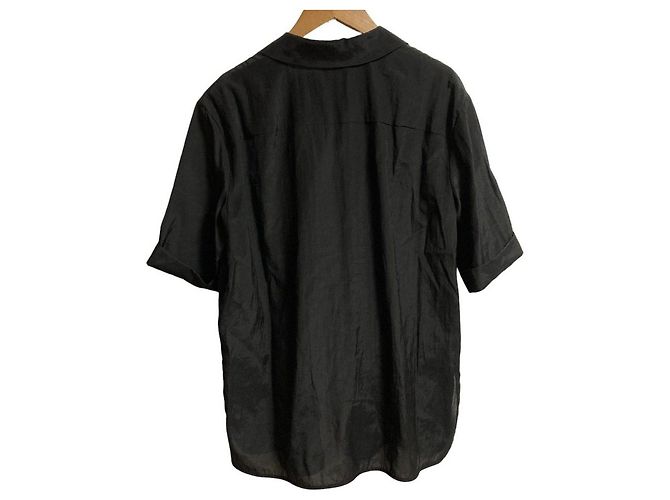 Camicia a maniche corte Theory luxe CLINTZ GIGLI Nero - vista 4