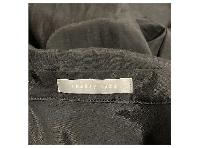 Camicia a maniche corte Theory luxe CLINTZ GIGLI Nero - vista 5