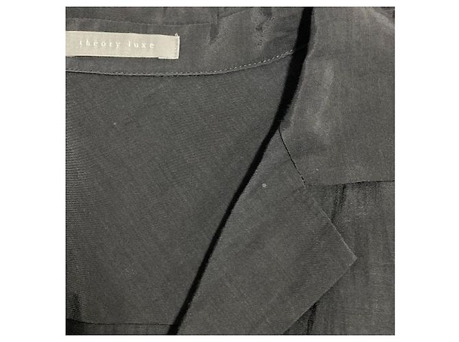 Camicia a maniche corte Theory luxe CLINTZ GIGLI Nero - vista 8