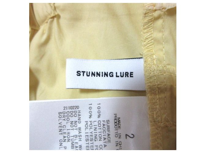 Autre Marque Abito Typewriter STUNNING LURE Giallo - vista 6