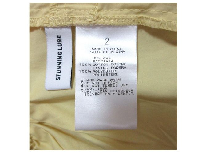 Autre Marque Abito Typewriter STUNNING LURE Giallo - vista 7