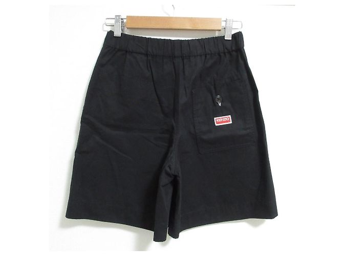 Shorts Kenzo Noir - vue 2