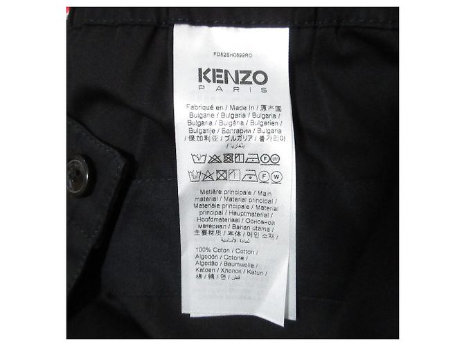 Shorts Kenzo Noir - vue 8