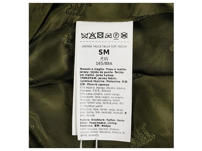 Max Mara Teddy Bear Wollencape Grün Khaki - Ansicht 10