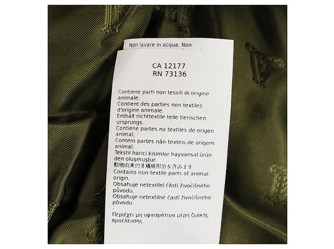 Max Mara Teddy Bear Wollencape Grün Khaki - Ansicht 13