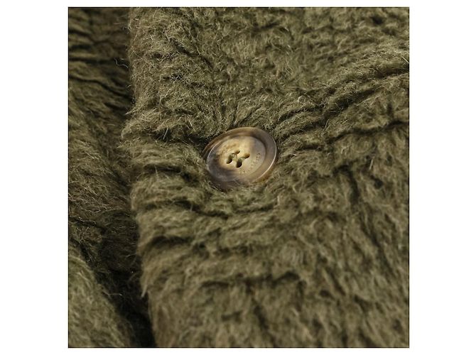 Max Mara Teddy Bear Wollencape Grün Khaki - Ansicht 17