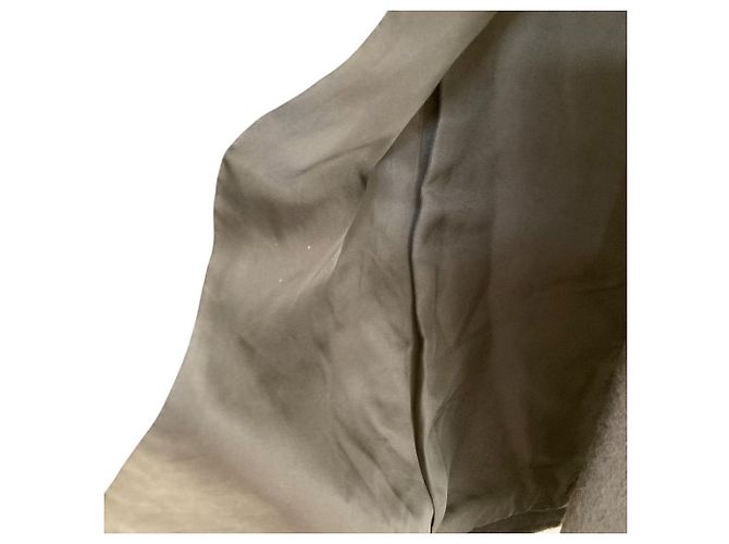 Autre Marque Cappotto senza colletto SHIPS in misto lana e angora Nero - vista 3