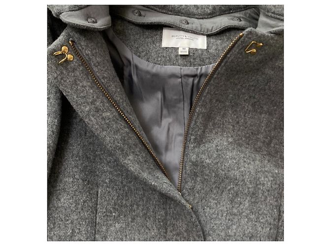 Autre Marque BEAUTY&YOUTH UNITED ARROWS Abrigo sin cuello con capucha 2way Castaño - vista 4