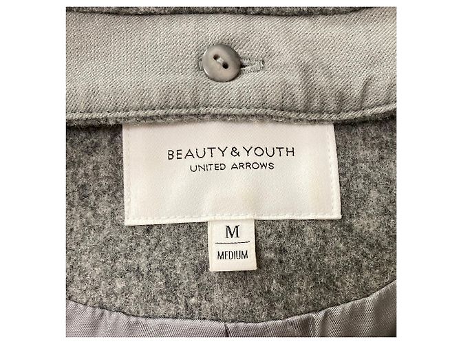 Autre Marque BEAUTY&YOUTH UNITED ARROWS Abrigo sin cuello con capucha 2way Castaño - vista 5