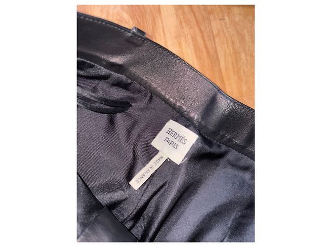 Pantalon en cuir Hermès - vue 2
