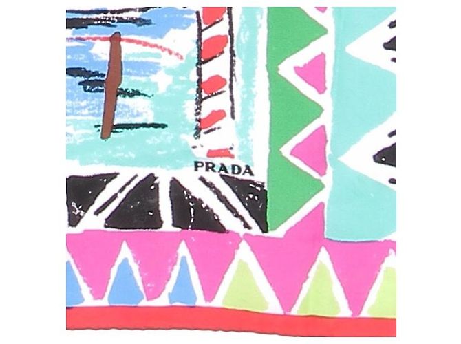 Prada Lenço com estampa Veneza Multicor - vista 2