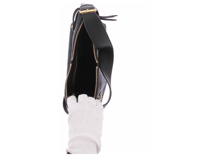 Borsa a mano Christian Dior in pelle nera - vista 7