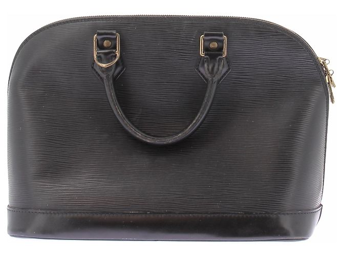 Louis Vuitton Borsa "Alma" in pelle épi nera Nero - vista 3