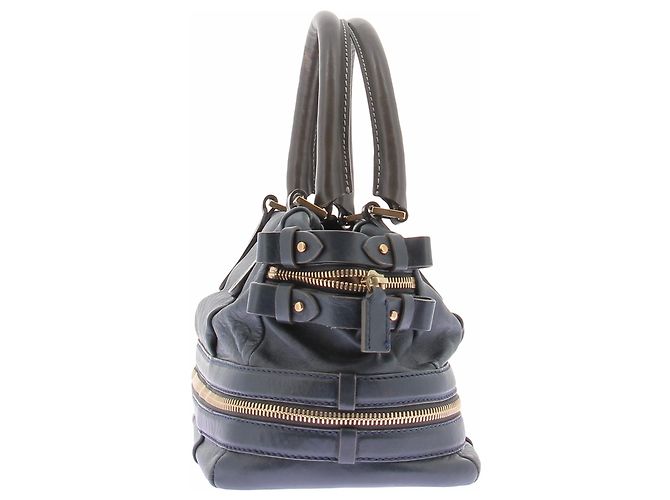 Chloé Borsa "Andy" in pelle blu marino Blu navy - vista 5