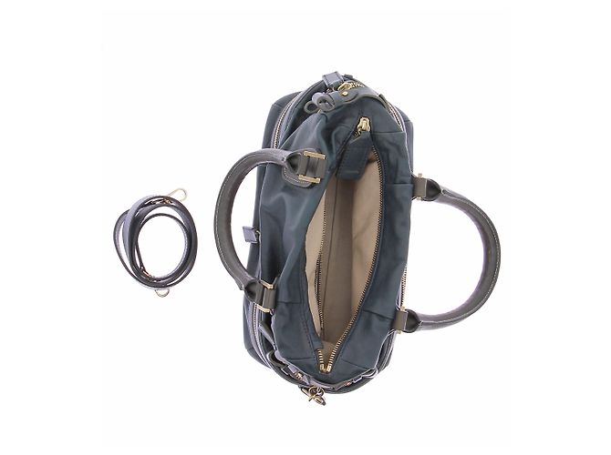 Chloé Borsa "Andy" in pelle blu marino Blu navy - vista 7