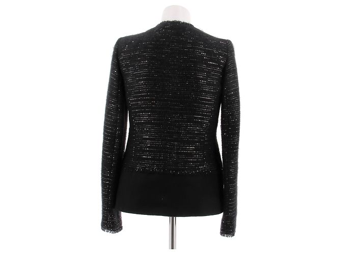 Giambattista Valli Schwarze Paillettenjacke - Ansicht 2