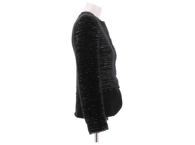 Giambattista Valli Schwarze Paillettenjacke - Ansicht 3