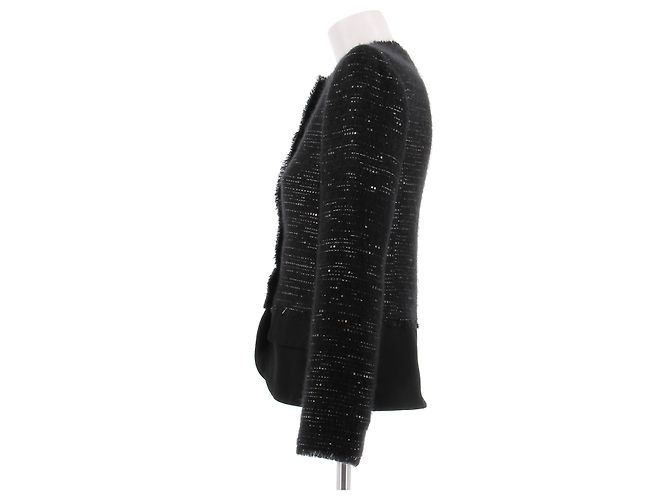 Giambattista Valli Schwarze Paillettenjacke - Ansicht 4