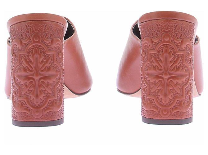 Autre Marque Mules MAISON SKORPIOS de cuero camel Camello - vista 7