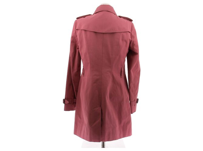 Gabardina Burberry Rosa de Algodón - vista 2