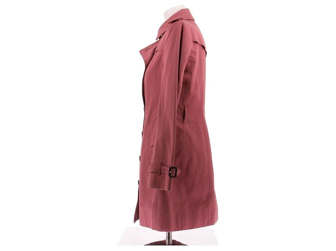 Gabardina Burberry Rosa de Algodón - vista 4