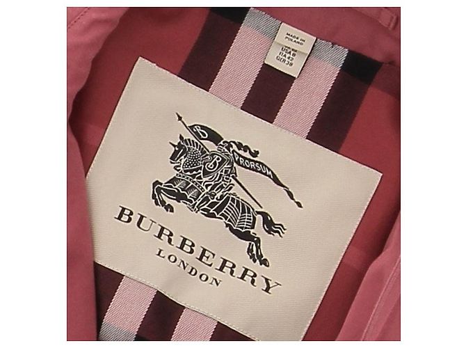 Gabardina Burberry Rosa de Algodón - vista 6
