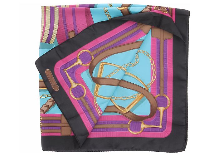 Ralph Lauren Foulard con motivo a catena Multicolore - vista 2