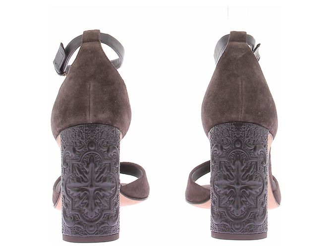 Autre Marque Graue Wildledersandalen - Ansicht 7