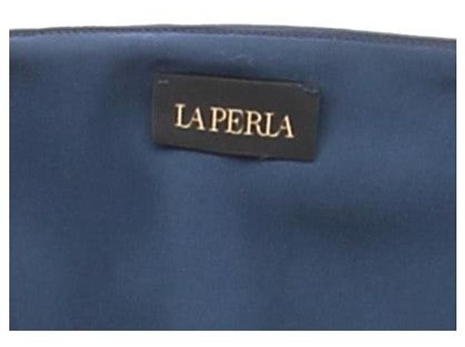 La Perla Seidenoberteil Blau - Ansicht 6
