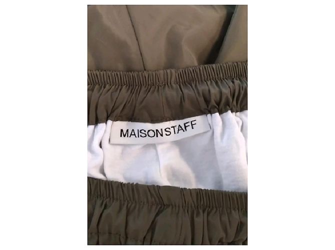 Autre Marque Short en coton kaki MAISON STAFF M - vue 5