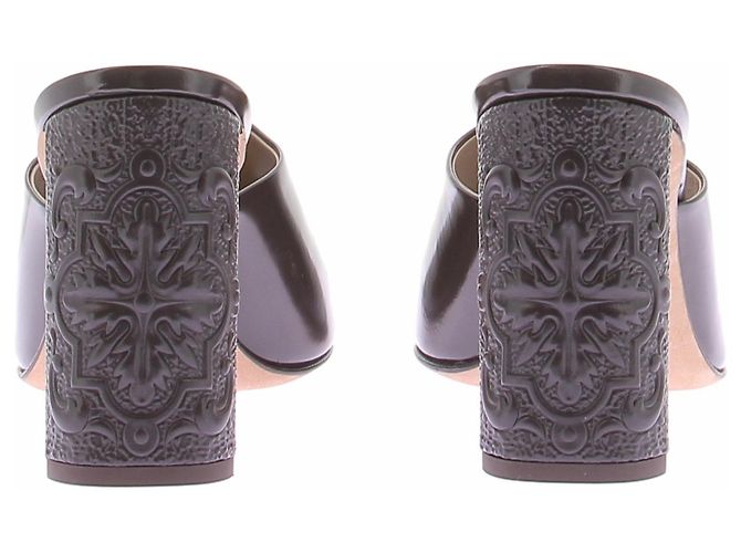 Autre Marque Mules MAISON SKORPIOS in pelle marrone - vista 7