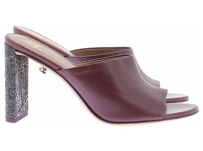 Autre Marque Mules aus Leder in Bordeaux - Ansicht 6