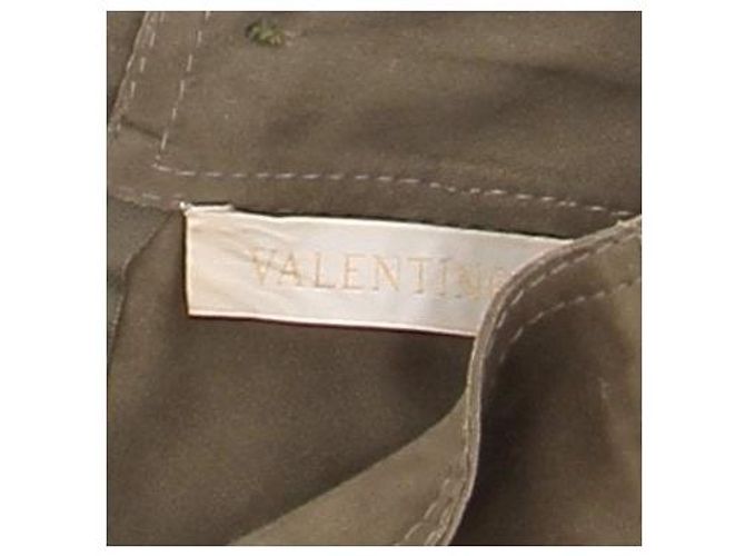 Falda de gamuza caqui Valentino Garavani - vista 5