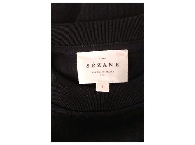 Vestido de algodão preto SéZane - vista 7