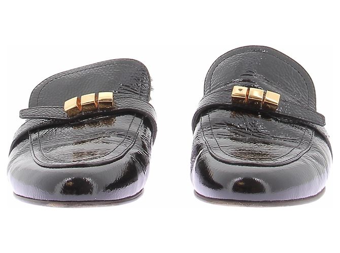 Autre Marque Mules in pelle verniciata nera Nero - vista 3