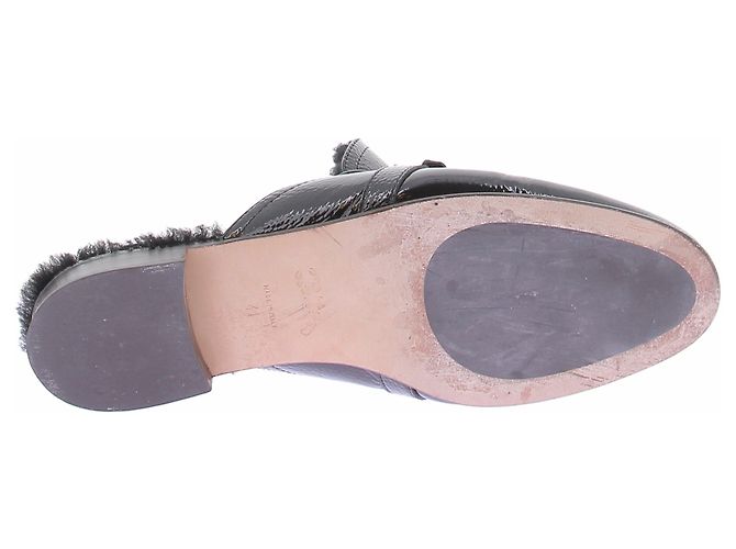 Autre Marque Mules in pelle verniciata nera Nero - vista 5