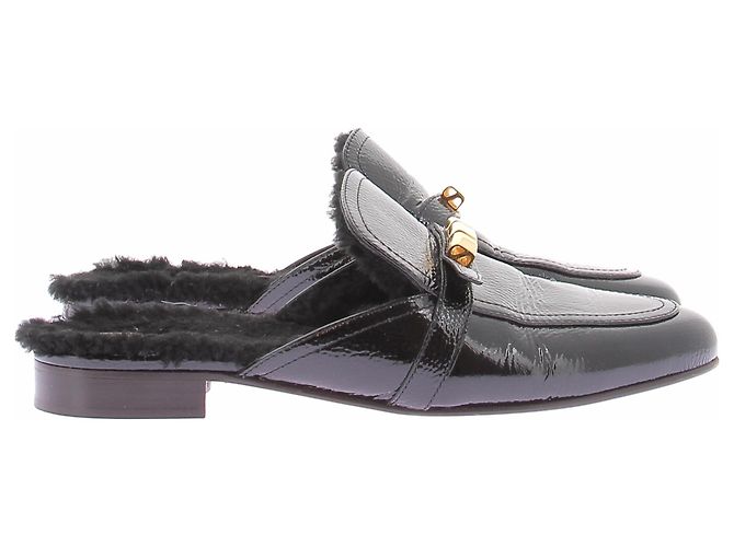 Autre Marque Mules in pelle verniciata nera Nero - vista 6