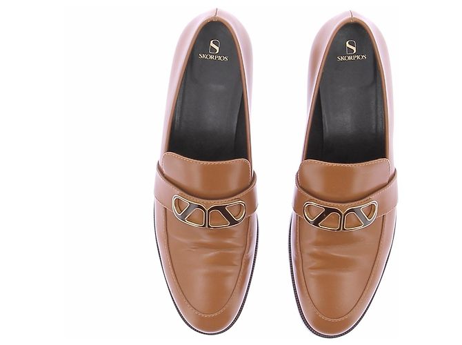 Autre Marque Mocassins en cuir camel - view 4