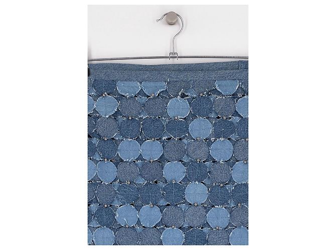 Desigual Maxirock aus Baumwolle Blau - Ansicht 2
