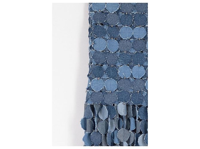 Desigual Maxirock aus Baumwolle Blau - Ansicht 3