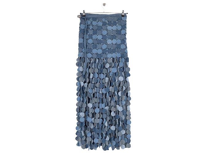 Desigual Maxirock aus Baumwolle Blau - Ansicht 4