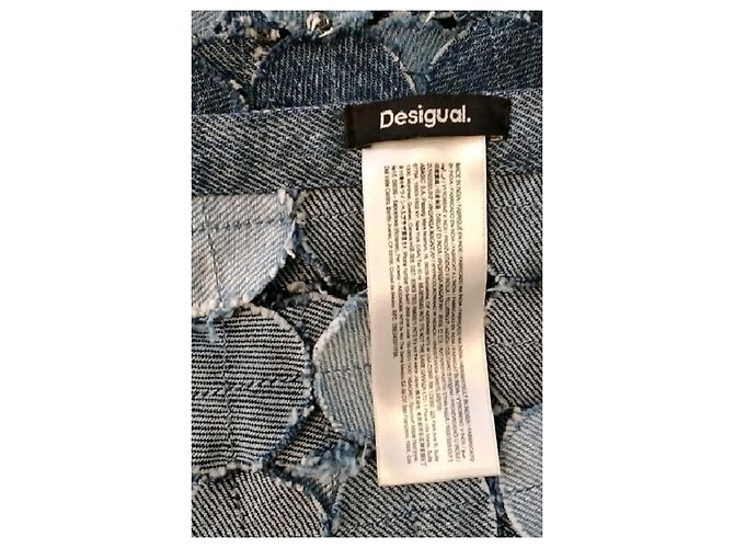 Desigual Maxirock aus Baumwolle Blau - Ansicht 5