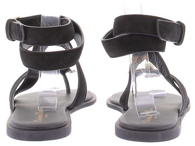Autre Marque Sandalias negras con flechas Negro - vista 7