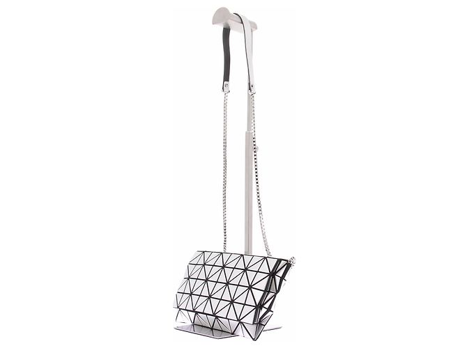 Issey Miyake "BaoBao" Clutch schwarz und silber - Ansicht 2