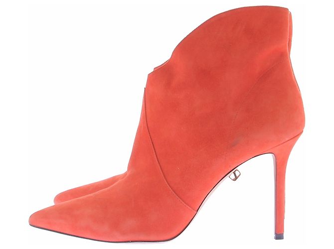 Autre Marque Bottes en daim orange - view 2