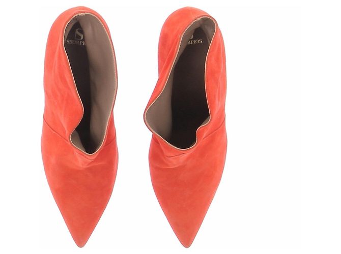 Autre Marque Bottes en daim orange - view 4