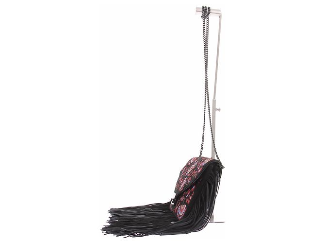 Loeffler Randall Bolso Randall de gamuza bordado con flecos Negro - vista 5