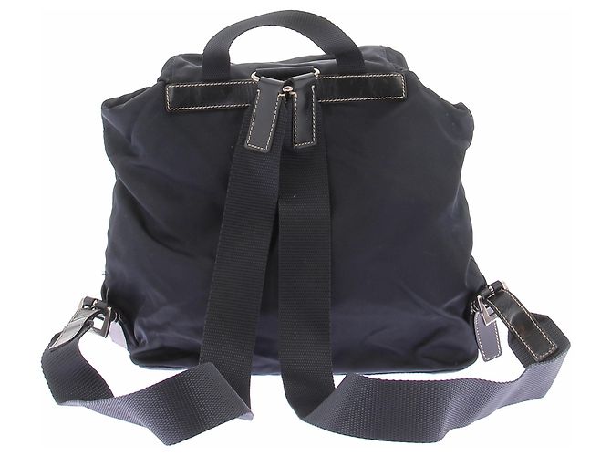 Prada Sac à dos en nylon marine Bleu Marine - vue 3
