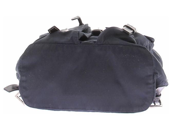 Prada Sac à dos en nylon marine Bleu Marine - vue 6